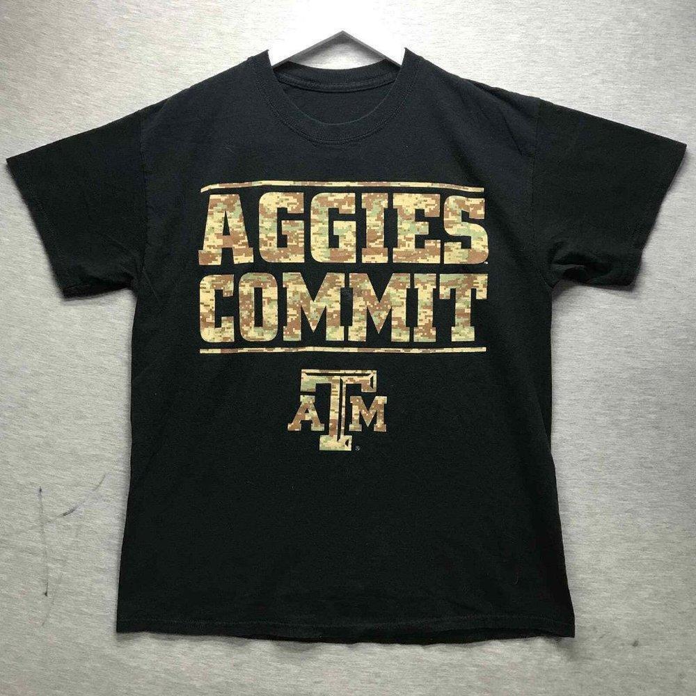 90S Texas A&M University Shirt Aggies Commit Shirt Tee